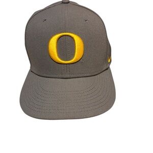 Nike Charcoal Cap with Gold 'O' Logo Ducks